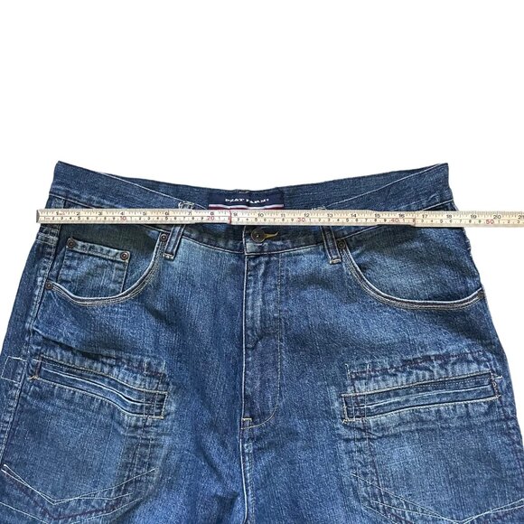 Phat Farm Y2K Mens Relaxed Fit Blue Denim Jeans Size 36W 33L - Picture 4 of 8